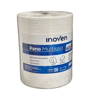 pano multiuso branco 600 panos
