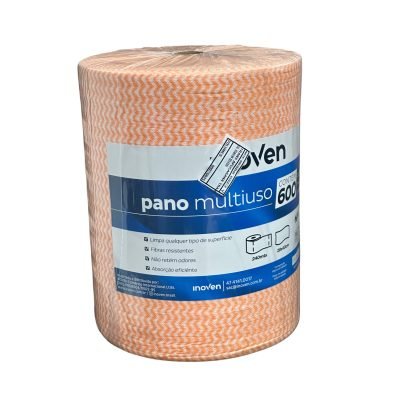 pano multiuso laranja 600 panos